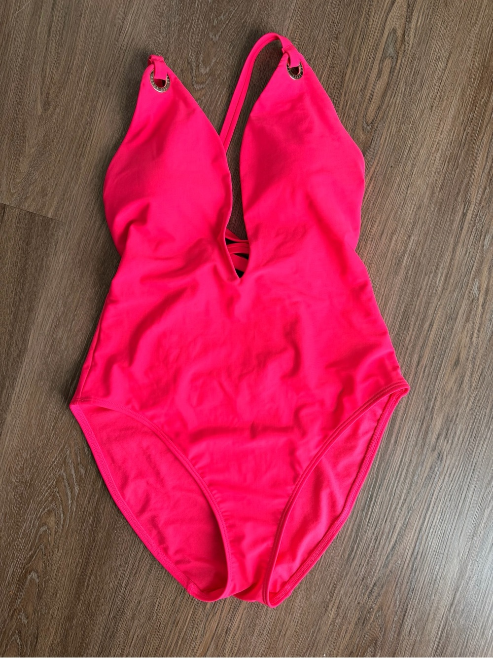 Ted Baker Neon Pink One-Piece Swimsuit